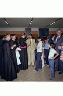 Visualizza foto:  Visita Cardinale Martini per inaugurazione Centro Parrocchiale, anni '80